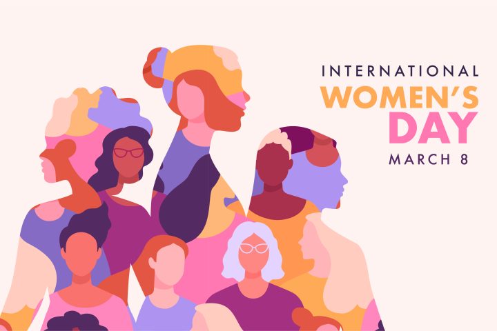 International Women’s Day banner concept.